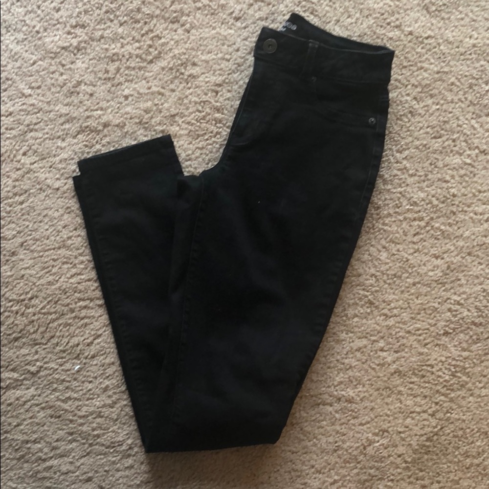 Maurice’s high rise black skinny jeans!